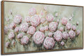 Arjun Flowers Wall Art Framed Canvas Art Wall Decor Living Room, Roses Floral Painting Textured Large Bedroom Artwork Picture Home Office Dining Room, 40"x20"