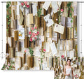8x8ft Vintage Bookshelf Background Books Pink Flowers Weeding Decor Photo Backdrop Girls Party Kids Baby Shower Birthday Baby Shower Photo Studio Props KUBDJ731