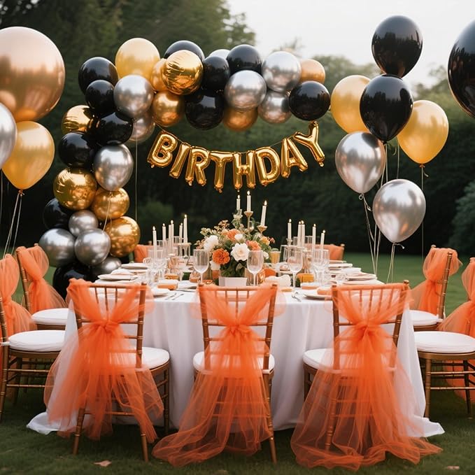 Orange Tulle Mesh Ribbon 6 Inch x 100 Yards(300ft) Netting Spool Fabric Ribbon Ideal for Tutu Skirt Art Gift Wrapping Flower Bouquet Crafts Weddings Floral Arrangements