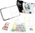 Funto Blank Watercolor Paper Postcards, 100% Cotton, 28 Cards+2 Watercolor Stamps, 4x6, 140lb/300gsm, Acid-Free Heavyweight for Thanks