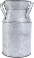 Wrought Iron Flower Vase, Vintage Metal Tin Bucket for Dried and Fresh Flowers, Decorative Centerpiece (7. 28 X 4. 33 X 3. 74 Inch)
