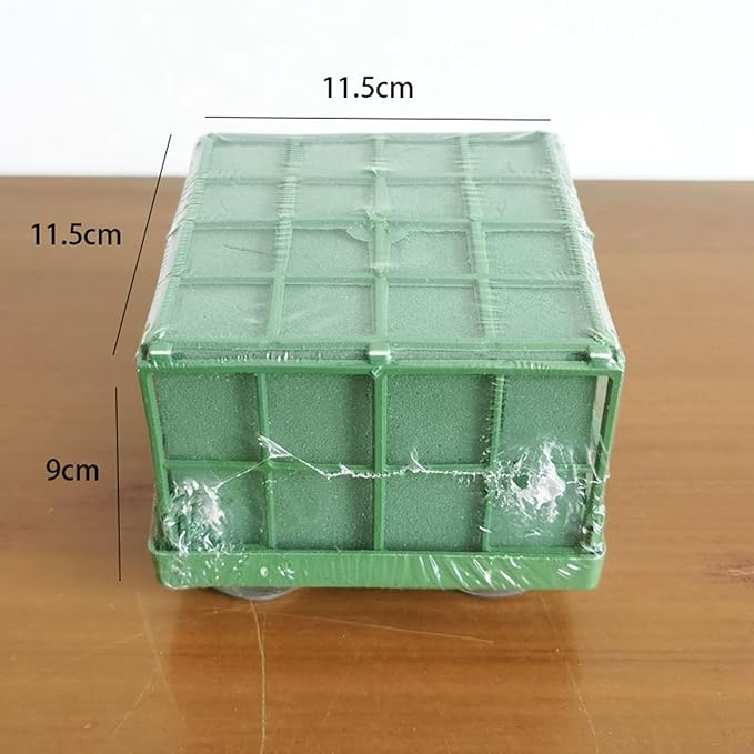 Floral Foam Block Ornament Green Square Craft for Fresh