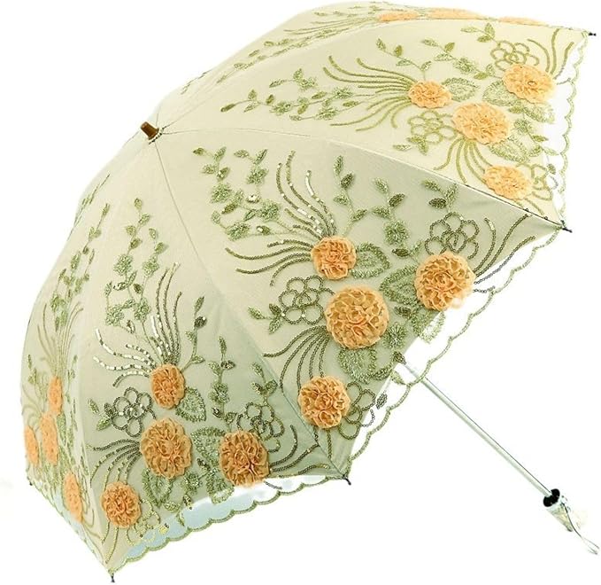 Honeystore Flower Lace Parasols for Wedding Party Lace Bridal Umbrella
