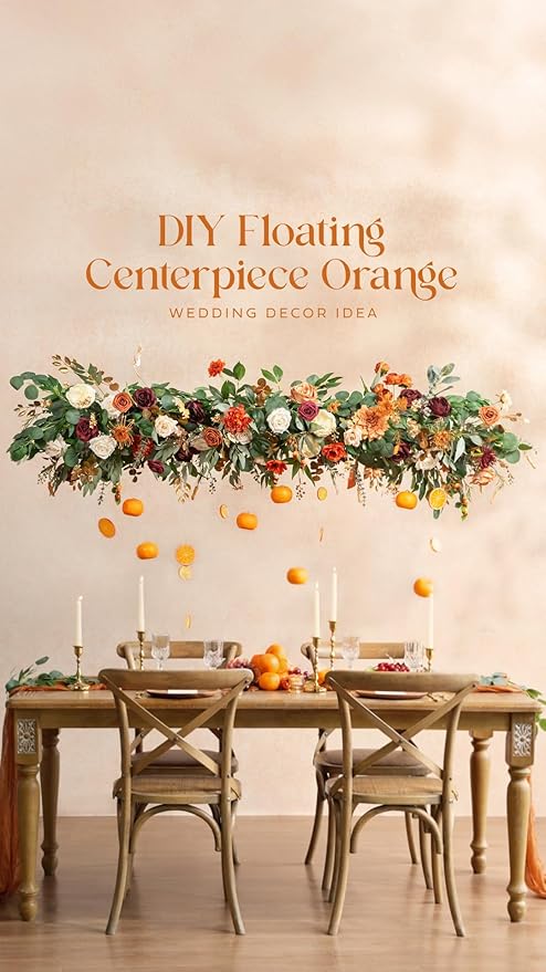 Ling's moment Artificial Flowers, 25Pcs 3" Roses in Amber Shades, Realistic DIY Foam Floral Decor for Wedding Bouquets/Centerpieces, Outdoor Party Backdrops, Room/Table, and Garden/Pot Decorations