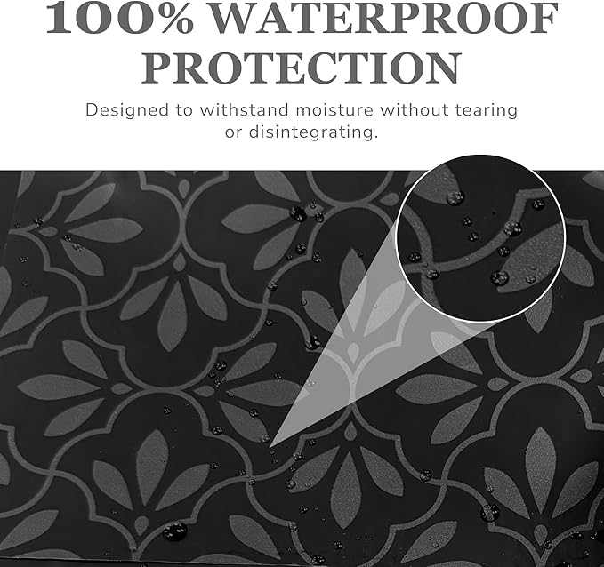 the florist Supply 20 Sheets Premium Flower Wrapping Paper | Waterproof Flower Wrapping Paper for Bouquets | Double Sided Floral Bouquet Sheets | DIY Gifts Isabella Black/Metallic Black