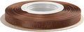 3/8 Inch Brown Shimmer Sheer Organza Ribbon Sheer Chiffon Ribbon 50 Yards-Roll Multiple Colors Available for Gift Wrapping Wedding Events Christmas Décor