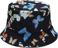 Mashiaoyi Unisex Print Double-Side-Wear Reversible Bucket Hat