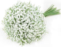 DEEMEI 21 PCS Babys Breath Artificial Flowers Fake Babys Breath Flowers Artificial Bulk White Gypsophila Bouquets Real Touch Faux Flowers for Wedding Floral Arrangement Party Home Decoration