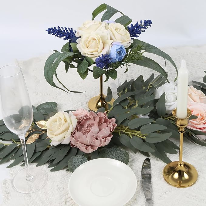 Champange Roses Artificial Flowers 16pcs Velvet Artificial Roses with Stems 3.15" Fake Roses for Bridal Bouquet Wedding Flowers for Floral Centerpieces Home Party Decor (Champange)