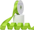 Apple Green Satin Ribbon, Double Faced 7/8 Inch X 25 Yards Apple Green Ribbon, Premium Satin Ribbon for Gift Wrapping, Crafts, Hair Bow Making, Sewing, Flower Bouquet, Wedding Party Decor