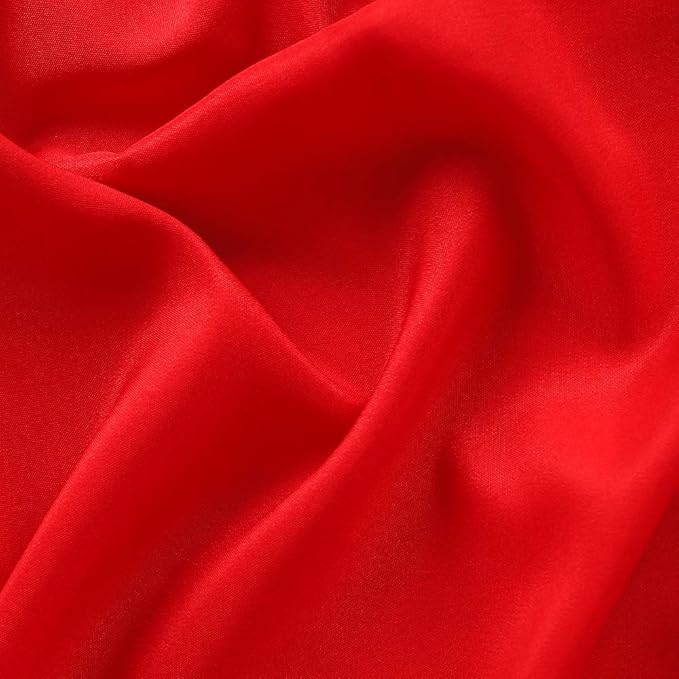 GFCC 8FTX10FT Red Backdrop Background for Photography Photo Booth Backdrop for Photoshoot Background Screen Video Recording Parties Curtain