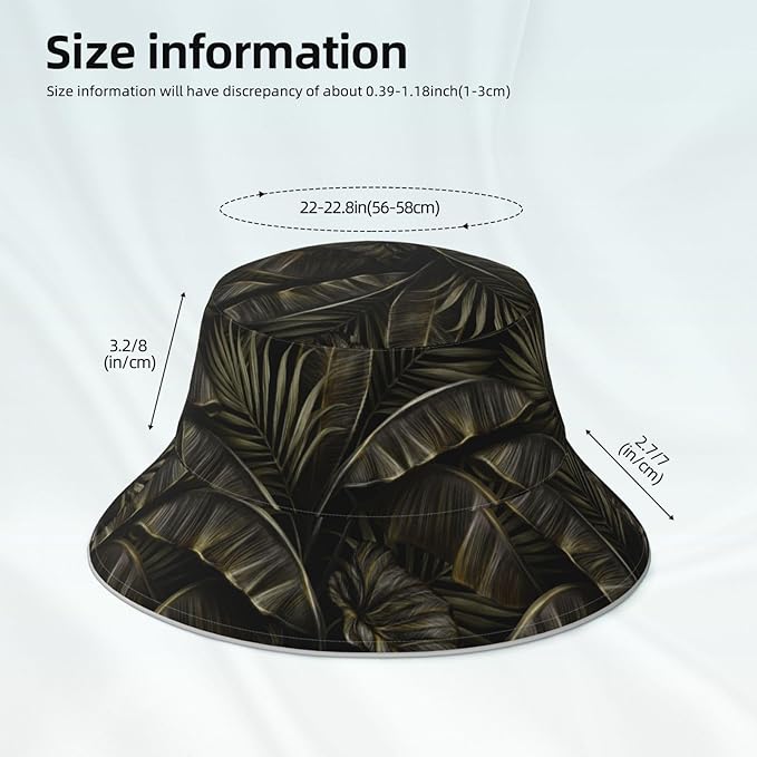 Bucket Hat Beach Summer Sun Hat Reversible Fisherman Hats Double Sided Wearing for Women Men Boys Girls