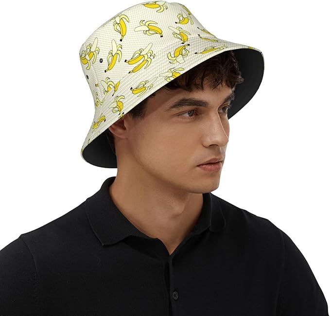 Funny Bucket Hat for Men Women Fashion Unisex Fishing Hat Fisherman Sun Caps Headwear for Outdoor Summer Travel Hiking Beach