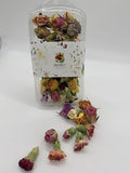 Freeze-dried Edible Roses and Carnation Buds |.2 ounces/20+ Mixed Flower Buds Edible Flower Cake Topper | Freeze-dried Edible Roses For Cakes | Edible Carnation Buds and Rose Buds