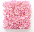 Flower Wall Backdrop, 12PCS 10.6"-15.7" Artificial Flower Wall Panel with Various Styles, 3D Floral Wall Decor for Wedding Photo Background Festive Party Home Decoration (G-F004, 10.6*10.6in)