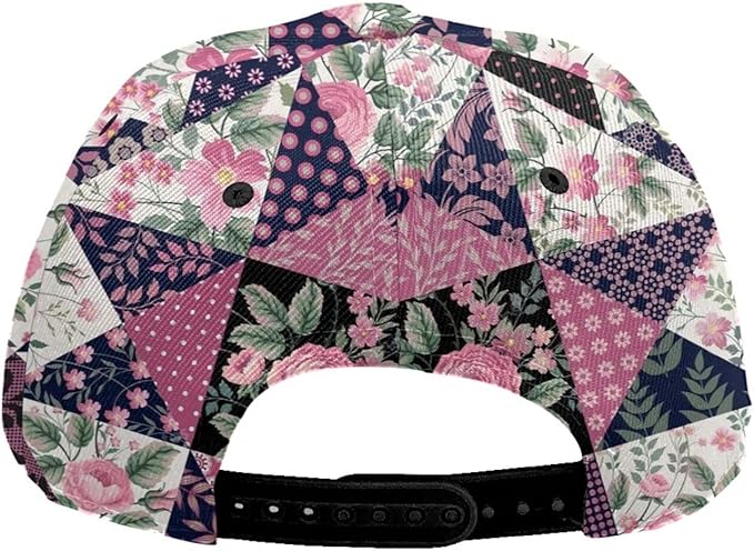 Floral Baseball Cap for Women Fashionable Adjustable Dad Hat Low Profile Running Hat for Summer Sporting Working Hiking