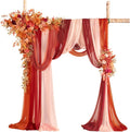 TINGE TIME Artificial Arch Flowers Kit Pack of 5, Fall Wedding Decorations for Reception with Hanging Flowers, Wedding Arch Silk Floral Arrangements Ceremony Backdrop Bridal Shower Outdoor Party Decor
