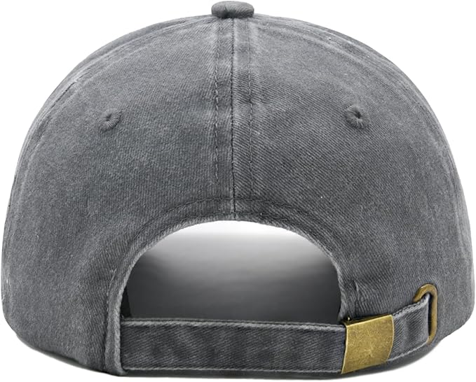 Waldeal Pickleball Hat for Women, Ajustable Embroidered Daisy Washed Denim Baseball Cap