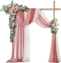 TINGE TIME Artificial Arch Flowers Kit Pack of 5, Wedding Decorations for Reception with Hanging Flowers, Wedding Arch Silk Floral Arrangements Ceremony Backdrop Bridal Shower Outdoor Party Decor