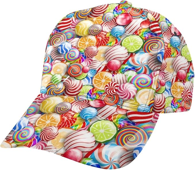 Pastel Cornflowers Floral Baseball Cap Dad Hats All-Over Print Fashion Accessory 100% Polyester Adjusts to Fit Most