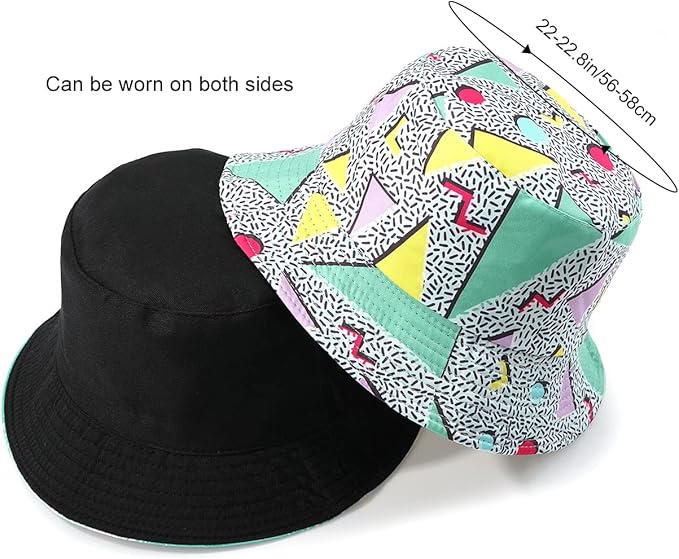 Malaxlx Unisex Bucket Hat Summer UPF 50+ Sun Protection Outdoor Beach Fishing Travel Hiking Hat