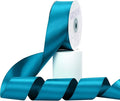 Turquoise Blue Satin Ribbon, Double Faced 2 Inch X 25 Yards Turquoise Ribbon, Premium Satin Ribbon for Gift Wrapping, Crafts, Hair Bow Making, Sewing, Flower Bouquet, Wedding Party Decor