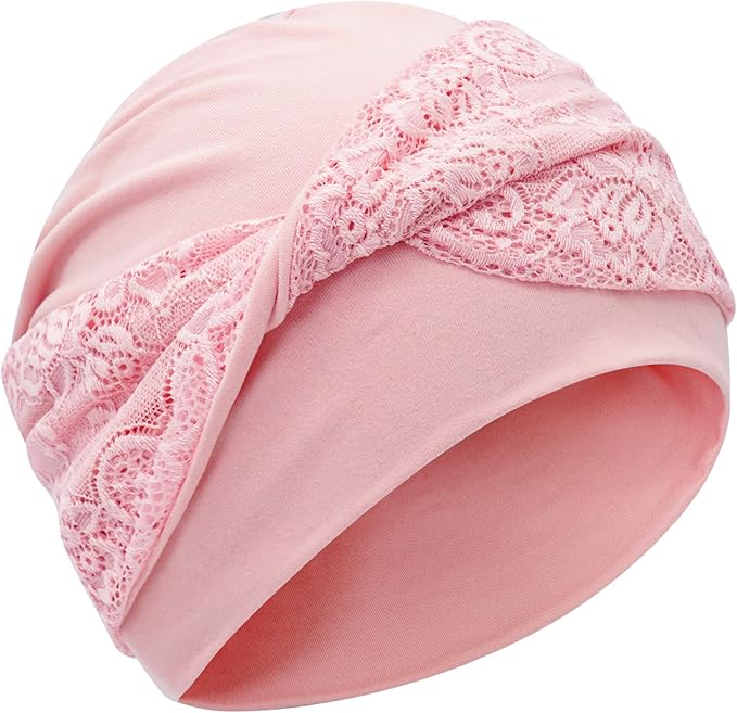 XYIYI Knot Chemo Headwear for Womens Cancer Patients, Stretchy Chemotherapy Headwraps Beanie Hats