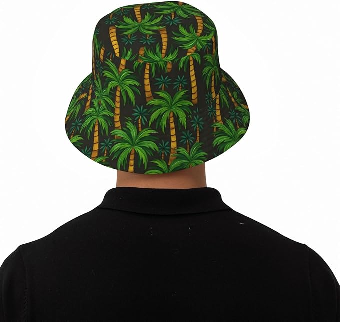 Vintage Clovers Bucket Hat Novelty Sun Hats Trendy Fisherman Cap for Men and Women