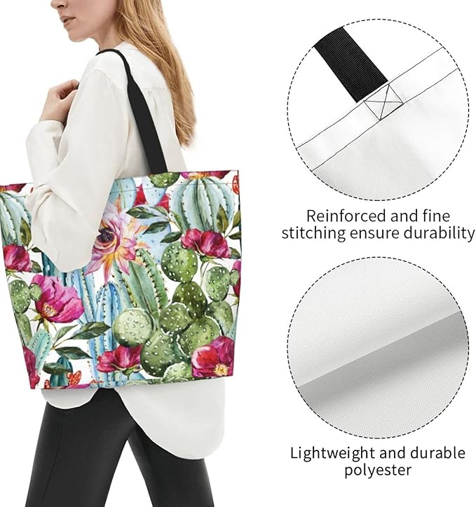 Sunflower Tote Bag For Women, Waterproof Shoulder Bags Big Reusable Grocery Handbag For Shopping Picnic Work Beach