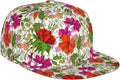 Floral Hawaiian Baseball Hat Adjustable Tropical Flower Snapback Hats Baseball Caps for Women Men