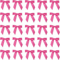 7Rainbows 50pcs Boutique 1.5" Hot Pink Satin Ribbon Mini Bows for Craft Sewing Scrapbooking Wedding and Gift Wrapping