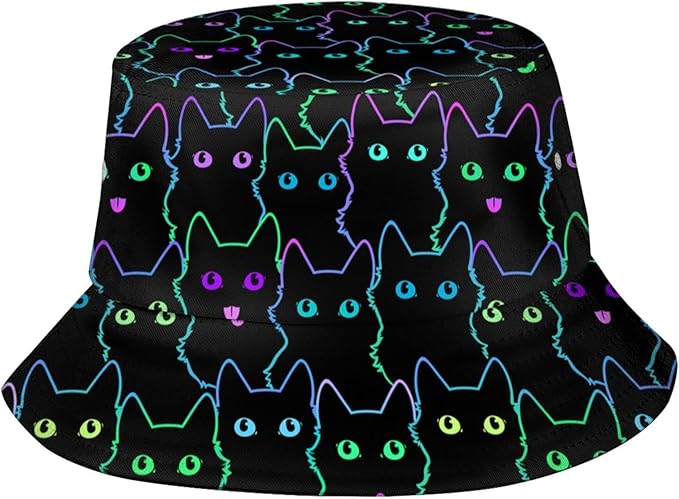 Bucket Hat for Women Men Funny Halloween Hats Packable Outdoor Fisherman Hats Caps Unisex