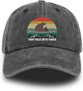 Negi Retro Baseball Cap Denim Hat for Women Female Washed Distressed Adjustable Dad Hats Unconstructed Cotton