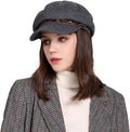 Comhats Wool Fashion Newsboy Hats for Women Winter Warm Pageboy Cabbie Cap Beret