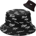 XYIYI Cute Bucket Hat Beach Fisherman Hats for Women, Reversible Double-Side-Wear