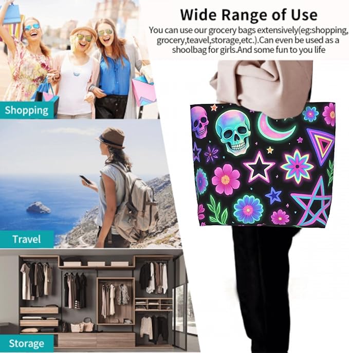 Shoulder Bag Large Reusable Eco-friendly Shopping Bags Portable Storage Handbag