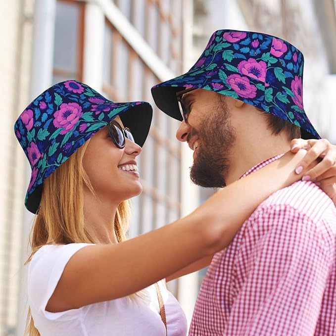 Bucket Hats Fashion Sun Cap Packable Outdoor Fisherman Hat for Women and Men Travel