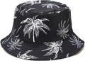 Bucket Hat for Women Men, Cotton Reversible Double Side Wear Sun Hats Beach Fisherman Hat