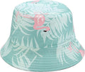 Mashiaoyi Unisex Print Double-Side-Wear Reversible Bucket Hat