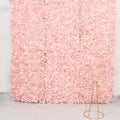 Efavormart 4 PCS Blush Silk Hydrangea Flower Mat Wall Wedding Event Decor for DIY Centerpieces Arrangements Party Home Decorations