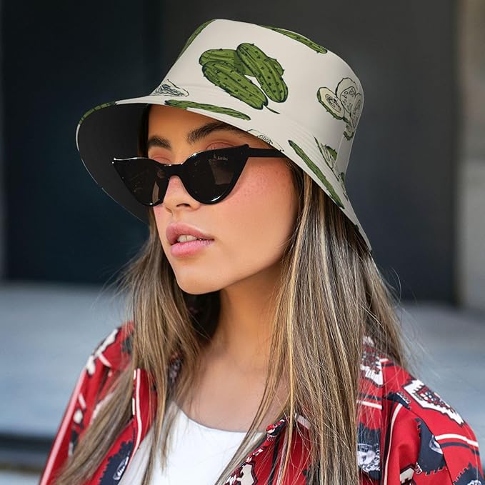 Funny Bucket Hat for Men Women Fashion Unisex Fishing Hat Fisherman Sun Caps Headwear for Outdoor Summer Travel Hiking Beach