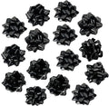 CHOIEO 15 Pcs Gift Bows Assortment, Decor for Christmas, Birthdays, Weddings, Holiday Embellishments, Presents, Wrapping Paper, Anniversaries, Baby Showers, Bridal Showers, Hanukkah (Black)