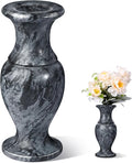 Natural Marble Cemetery Vases for Grave Heavy Headstone Vases for Cemetery is Used to Display Flowers and Artificial Flowers, Suitable for Decorating Cemeteries and Memorial Tombs