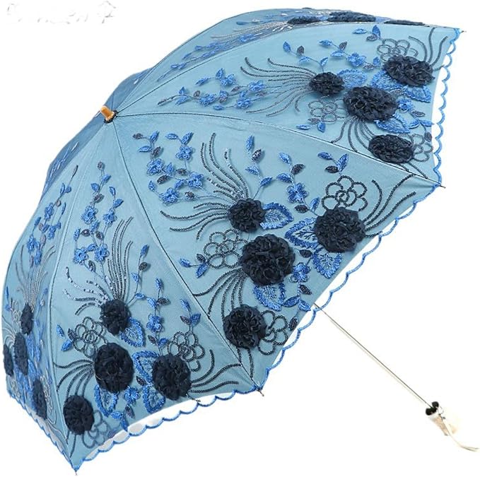Honeystore Flower Lace Parasols for Wedding Party Lace Bridal Umbrella