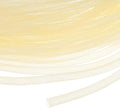 Mesh Tube Ribbon 25 Yards, 6mm Elastic Fabric Ribbons Mesh Tubing for Crafts/Gift Wrapping/Flower Bouquets/Wedding/Birthday/Holiday/Wreaths Christmas/Decoration[Cream Yellow]