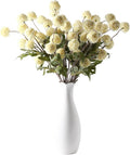 JAKY-Global Artificial Pompon Fake Mums 21in Faux Chrysanthemum Flowers for Spring DIY Bouquet Wedding Arrangements,Long Stem Spring Home Decor & Table Centerpieces
