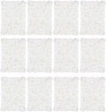 BLOSMON Flower Wall Panels Backdrop Décor White Artificial Floral Backdrop for Wedding Party Baby Bridal Shower, 12 Pcs Hanging 3D Fake Hydrangea Wall Decoration, Silk Faux Hydrangea Flower