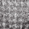 Efavormart Wonderland Rosette Premium Table Runners for Weddings Party Banquets Decor Fit Rectangle and Round Table - Silver