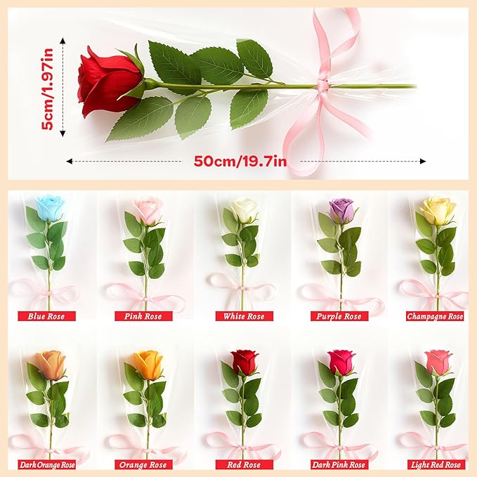 Personalized Preserved Rose with Photo, Custom Artificial Flower, Forever Rose with Name & Text, Keepsake Gift for Mom, Wife, Girlfriend, Anniversary, Birthday, Valentine's Day