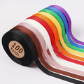 LaRibbons 3/8 Inch 100 Yard Grosgrain Ribbon Pack,10 Yd/Roll 10 Rolls Craft Ribbon for Gift Wrapping Floral Bouquets Wedding Party Decoration, Rainbow